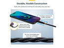 StarTech.com 1ft (30cm) USB-C Charging Cable, 60W (3A) PD, Dual-Layer Braided
