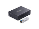 StarTech.com Gigabit Singlemode (SM) LC Fiber Media Converter, 10/100/1000 Mbps,