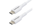 StarTech 6ft (1.8m) White USB-C Charging Cable, USB C Cable, USB 2.0 Type-C