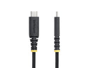 StarTech 3ft 91cm USB-C Charging Cable 240W PD EPR Dual-Layer Silicone/Braided
