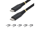 StarTech.com 5-Pack 3ft (91cm) USB-C Charging Cable, 60W (3A) PD, Dual-Layer