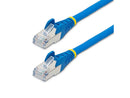StarTech 6in CAT6a Ethernet Cable - Blue - Low Smoke Zero Halogen (LSZH) - 10GbE