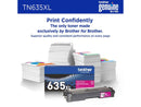 Brother TN635XLM Original High Yield Laser Toner Cartridge Magenta 1 Pack