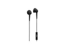 JELLEEZ SOFT EARBUD W/MIC BLACK