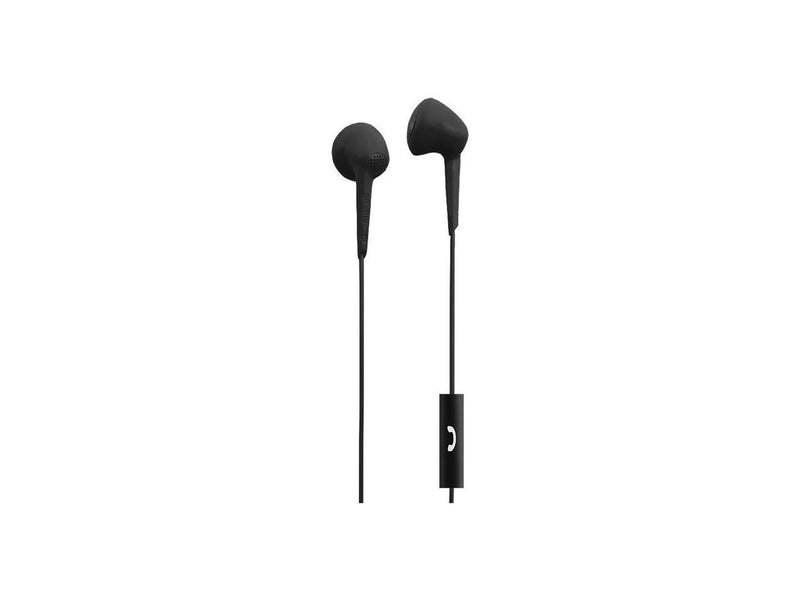 JELLEEZ SOFT EARBUD W/MIC BLACK