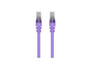 Belkin A3L980-15-PUR-S 15 ft. Cat 6 Purple Snagless Patch Cable