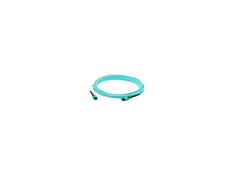 AddOn ADD-MPOMPO-1M5OM4 3.28 ft. Aqua MPO/MPO Female to Female Crossover OM4 12