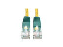 TRIPP LITE N010-025-YW 25 ft. Cat 5E (Crossover) Yellow Molded Patch Network