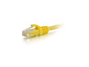 C2G 27192 7ft Cat6 550 MHz Snagless Patch Cable - Yellow