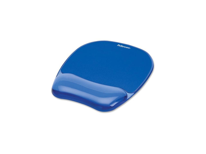 Fellowes 91141 Blue Crystal Msepad/Wrist Rest