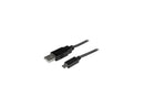 StarTech.com 3m Long Mobile Charge Sync USB to Slim Micro USB Cable for