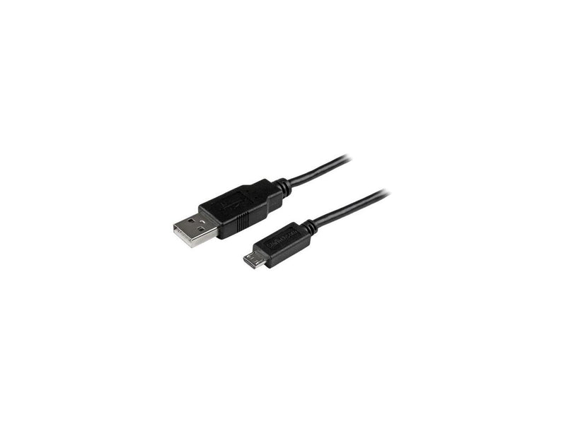 StarTech.com 3m Long Mobile Charge Sync USB to Slim Micro USB Cable for