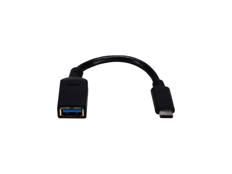 QVS USB-C Male to USB-A Female SuperSpeed 5Gbps 3Amp Cable