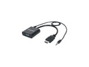 Manhattan Hdmi Male To Vga Female Converter With Audio And Optional Usb Micro-B