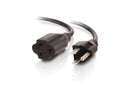 C2G Model 03116 10 ft 18 AWG Outlet Saver Power Extension Cord (NEMA 5-15P to