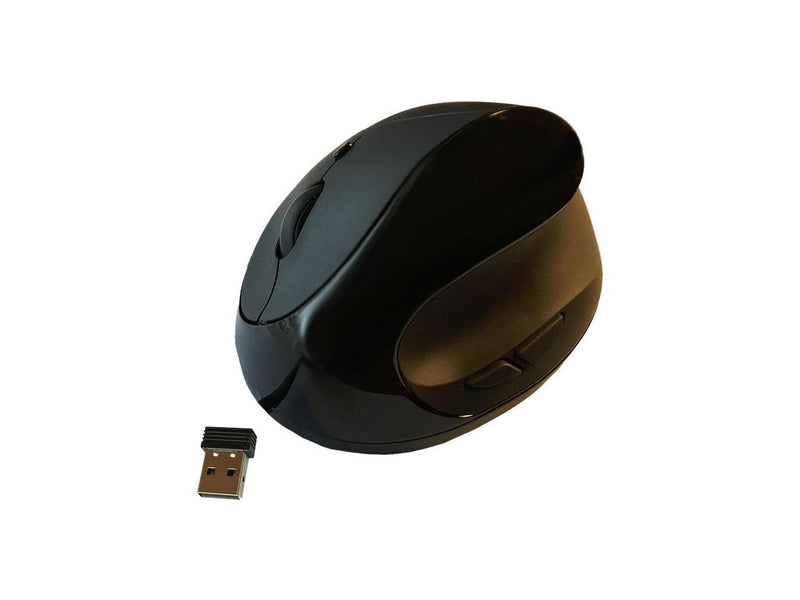 ILG Comfi II Wireless Ergonomic Computer Mouse in Black