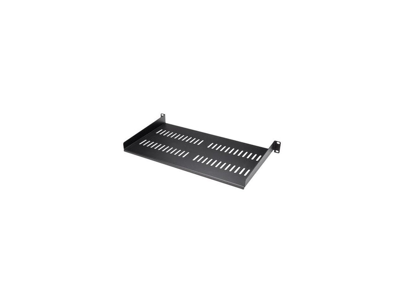 StarTech CABSHELFV1U 1U Rack Shelf - 10" Deep - Steel - Vented Rack Shelf - Rack