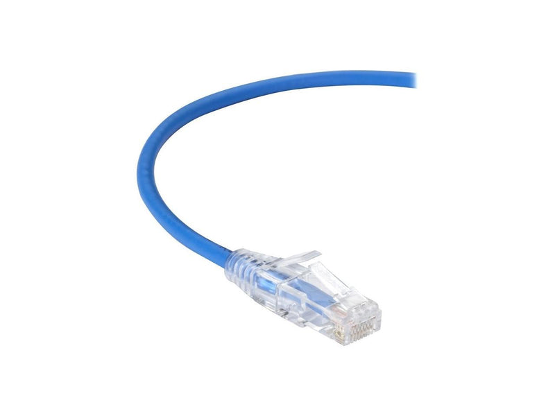 1FT BLUE CAT6A SLIM 28AWG PATCH