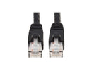TRIPP LITE N261-003-BK 3 ft. Cat 6A Black Augmented Cat6 (Cat6a) Snagless 10G