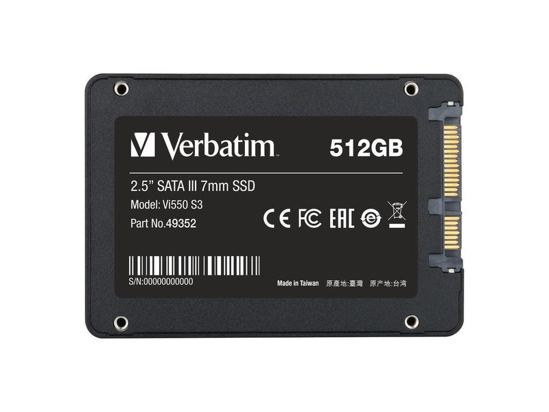 Verbatim 512Gb Vi550 Sata Iii 2.5" Internal Ssd