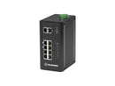 GIGABIT ETHERNET (1000-MBPS) EXTREME TEMPERATURE POE+ SWITCH - (8) 10/100-MBPS C