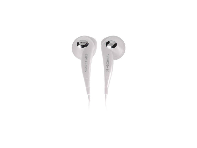 KOSS KE10W Koss ke10w in-ear earbuds with case (white)