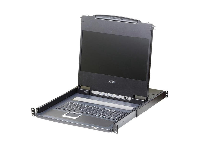 ATEN CL6700MW 17" wideScreen Full HD LCD console support DVI,HDMI,VGA