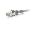 C2G / Cables to Go 00782 Cat6 Snagless Shielded (STP) Network Patch Cable, Gray
