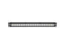 Tripp Lite N254-024-6A 24-Port Rackmount Cat6A Feedthrough Patch Panel Rj45