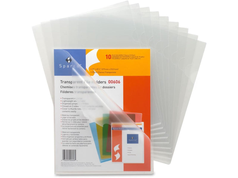 Sparco Transparent File Holder