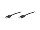 Manhattan DisplayPort Male/Male Monitor Cable, 10', Black