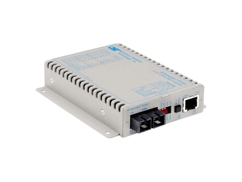iConverter T1/E1 Fiber Media Converter RJ48 SC Multimode 5km