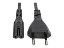 Tripp Lite 2-Prong Europlug Computer Power Cord 2.5A C7 to CEE 7/16 6 f P059006