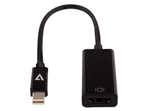 V7 Mini DisplayPort to HDMI Adapter Black Slim CBLMH1BLKSL1E