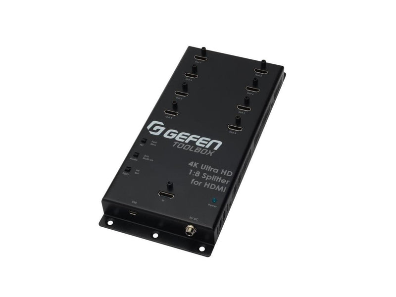 Gefen 4K DCI & ULTRA HD 1:8 HDMI Splitter with Cascading Output (Black)