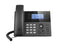 Grandstream GXP1782 IP Phone - Corded - Wall Mountable, Desktop - Black - 8 x