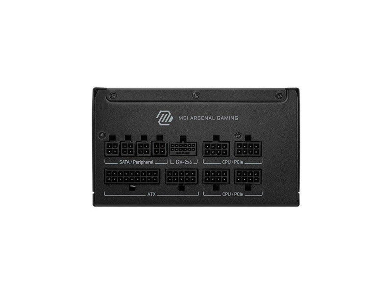 MSI MAG A850GLS PCIE5, Fully Modular Compact Gaming 850W Power Supply, 80+ Gold,