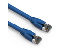 Fuji Labs 25Ft Cat.8 S/FTP Ethernet Network Cable 2GHz 40G (Blue)