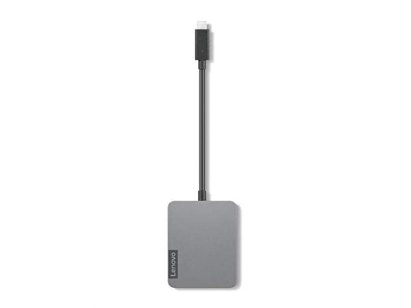 Lenovo USB-C 4-in-1 Travel Hub Gen2, Multiport Adapter for HDMI, VGA, USB 3.1,