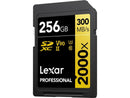 Lexar 256GB Professional 2000x UHS-II SDXC Memory Card