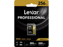 Lexar 256GB Professional 2000x UHS-II SDXC Memory Card