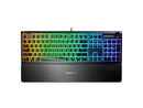 SteelSeries 64795 Apex 3 Water Resistant Gaming Keyboard, Premium Magnetic Wrist