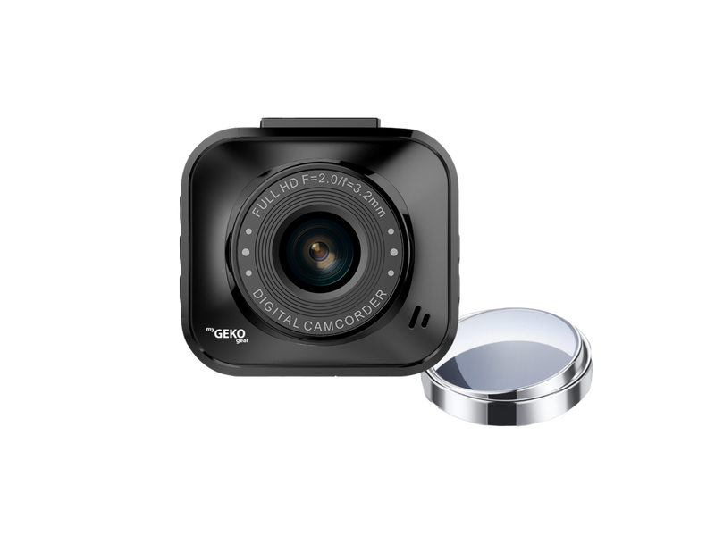 myGEKOgear - Orbit 122 - 1080P Dash Cam, G-Sensor, 8GB MicroSD Card and 2