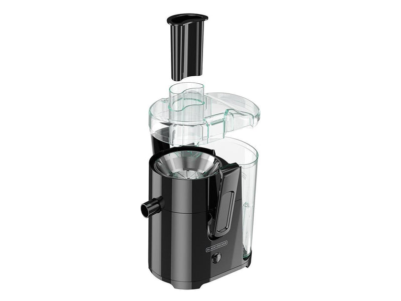 BLACK+DECKER JE2400BD 400-Watt Fruit and Vegetable Juice Extractor with Space