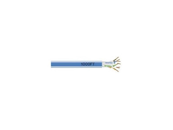 Black Boxwork Services EYN870A-PB-1000 Gigatrue 550 Cat6 Bulk 1000 ft. Pvc, Blue