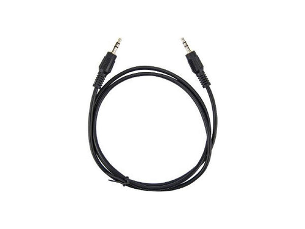 Rocstor Y10C188-B1 3Ft Slim 3.5Mm Stereo Cable Male To Male Gold Plated Black