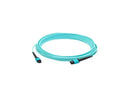 AddOn ADD-MPOMPO-5M5OM4 16.4 ft. Aqua MPO/MPO Female to Female Crossover OM4 12