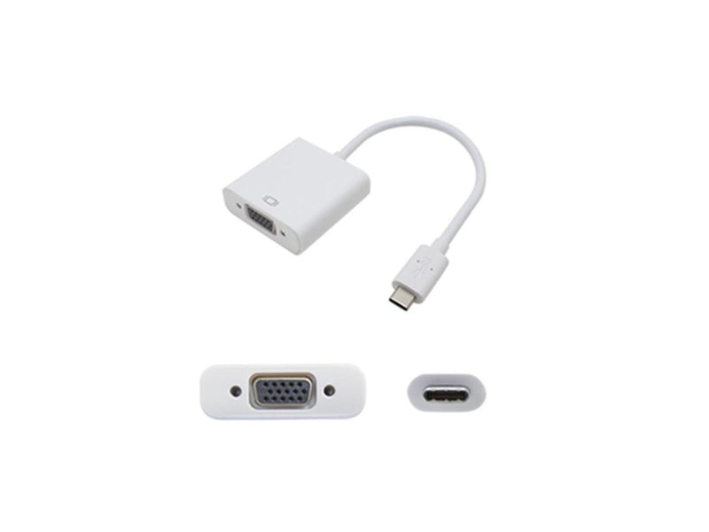 AddOn 8in USB 3.1 (C) to VGA Adapter Cable - Display adapter - USB Type C (