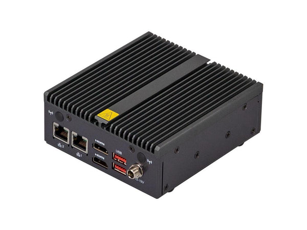 GigaIPC QBiX-EHLA6412-A1 Elkhart Lake J6412 Quad Core Fanless Mini PC, Dual LAN,