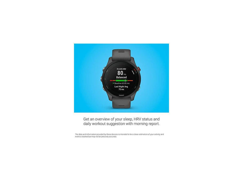 Garmin Forerunner 255, Slate Gray | Smart Watch 010-02641-00